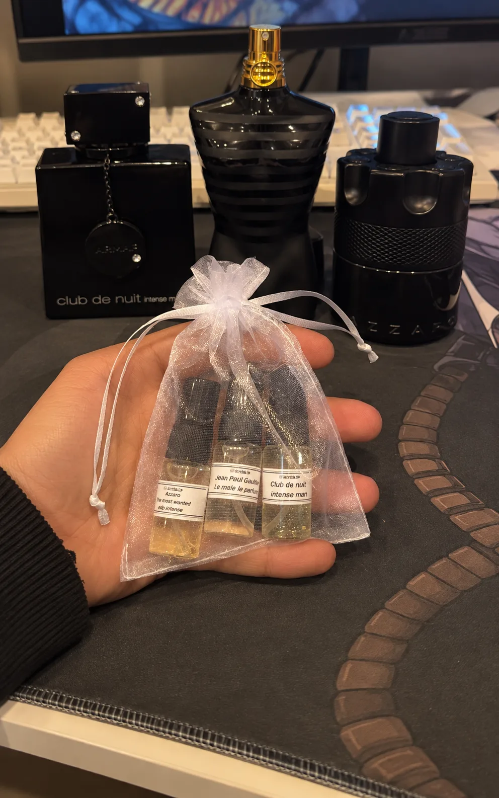 Frascos de perfume y decants